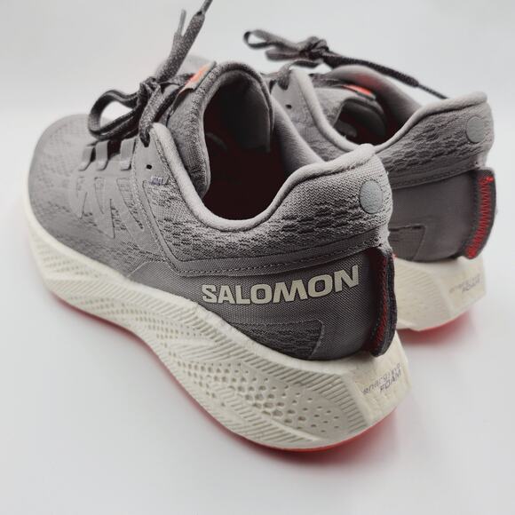 Men Sz 9 Salomon Aero Glide 3 Running Shoes Gray 478106 New